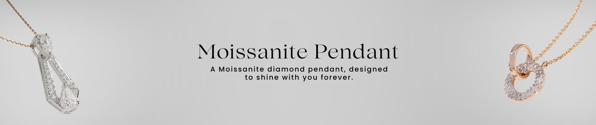 Moissanite Cluster Pendant