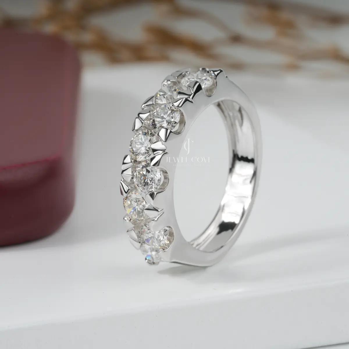 Two Cross Pretty Women Fashionable Band Ring