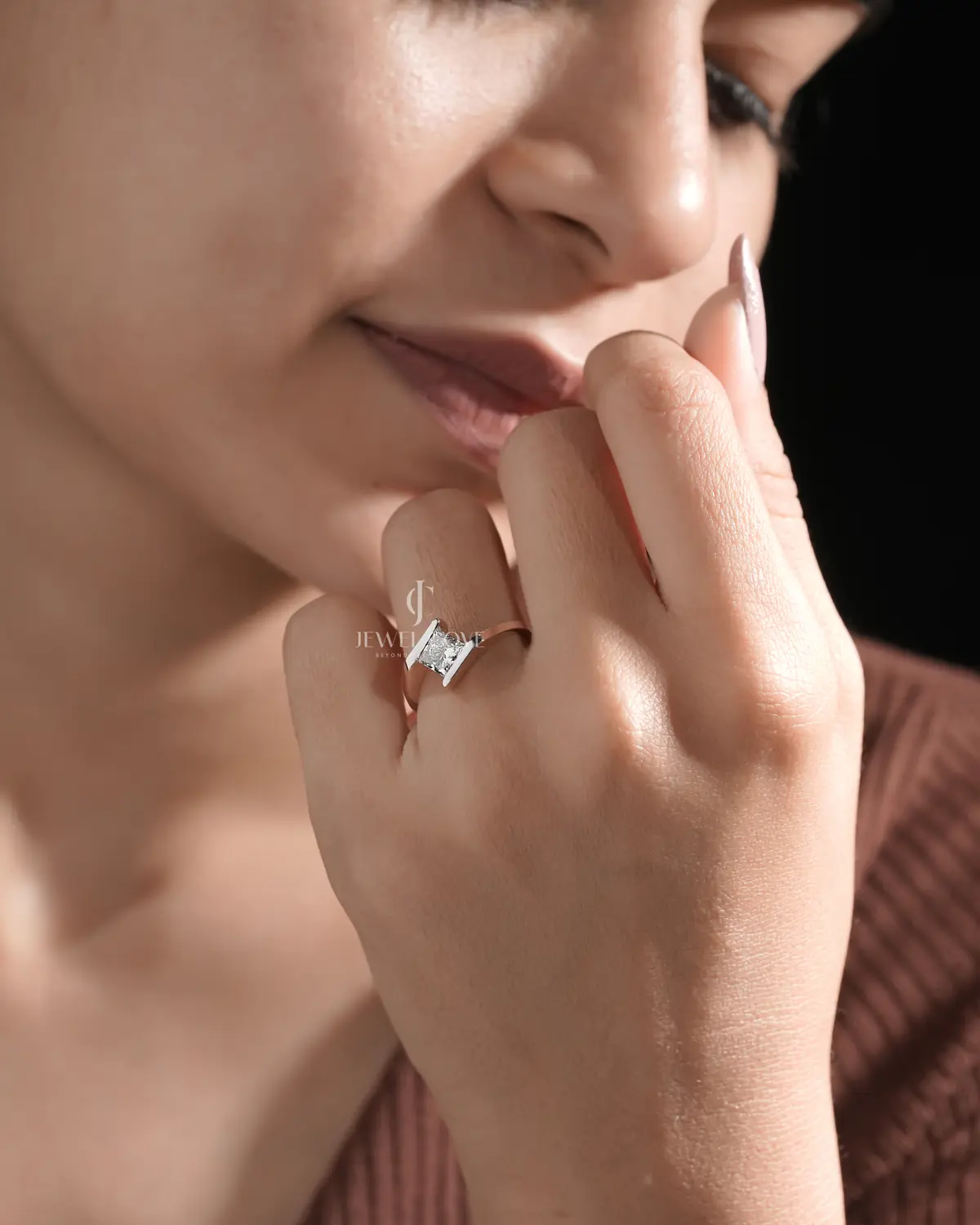1 Carat Princess Diamond Splendour Solitaire Ring