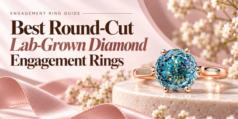 Best Round-Cut Lab-Grown Diamond Engagement Rings