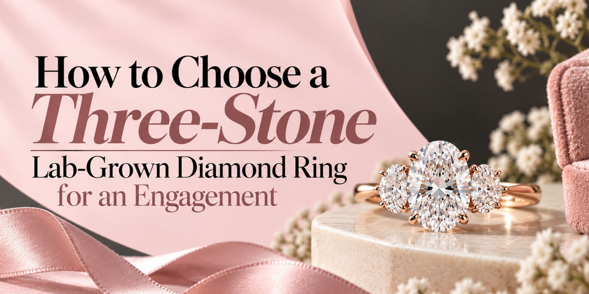 How to Choose a Three-Stone Lab-Grown Diamond Ring for an Engagement
