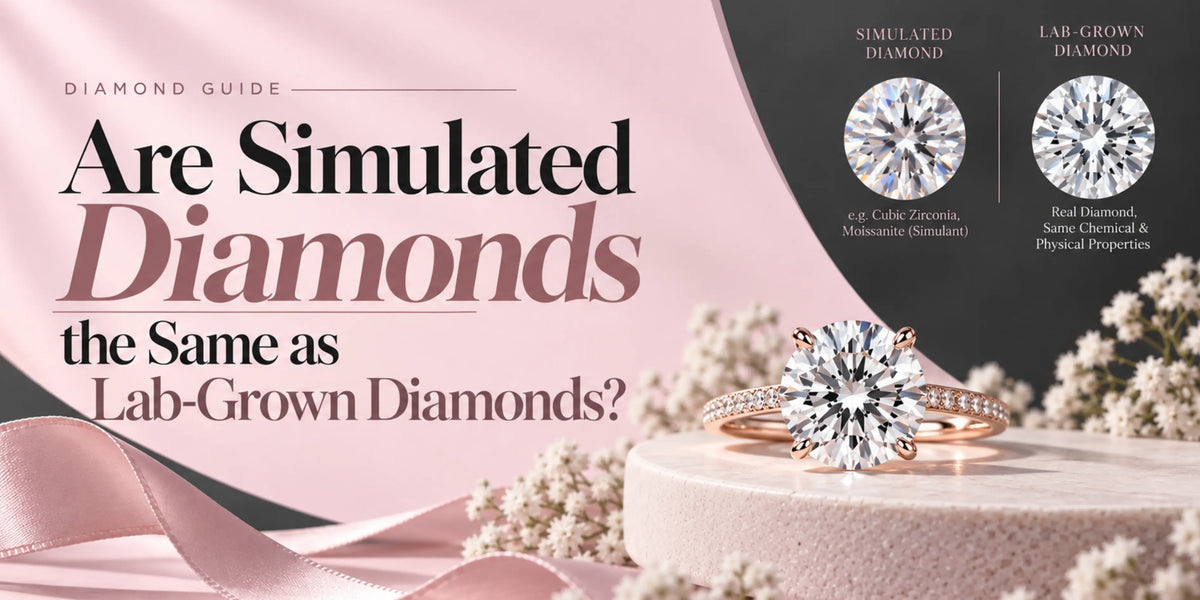 Are Simulated Diamonds the Same as Lab-Grown Diamonds?