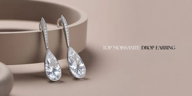Top Moissanite Drop Earring Picks for Modern Jewellery Lovers