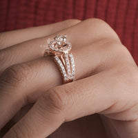 Classic Round Moissanite Solitaire Engagement Ring