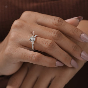 1.5CT Round Solitaire Lab Grown Wedding Ring | IGI Certified | E-F Color | VVS- VS Clarity