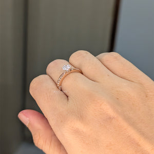 Round Solitaire Ring | Engagement Ring | Lab Grown Diamonds | IGI Certified