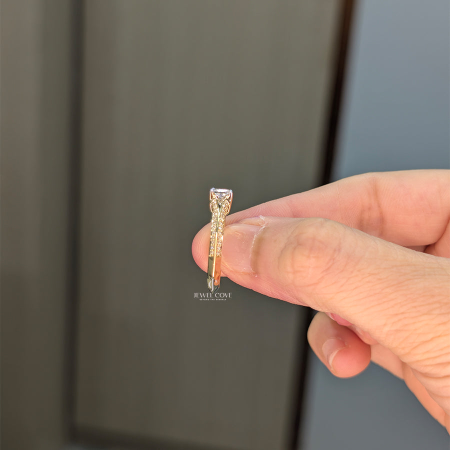 0.4CT Princess Solitaire Lab Grown Diamond Ring | Lab Grown Diamonds | IGI Certified