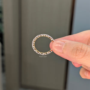 Marquise Stackable Wedding Band | Lab Grown Diamonds | IGI Certified