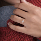 The Rosy Lab Grown Diamond Ladies Ring