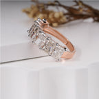 3.5 Carat Emerald Lab Grown Diamond Leslay Eternity Half Band