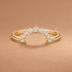 2CT Versailles Stack Oval Moissanite Diamond 4 Layer Bridal Ring Set | IGI Certified