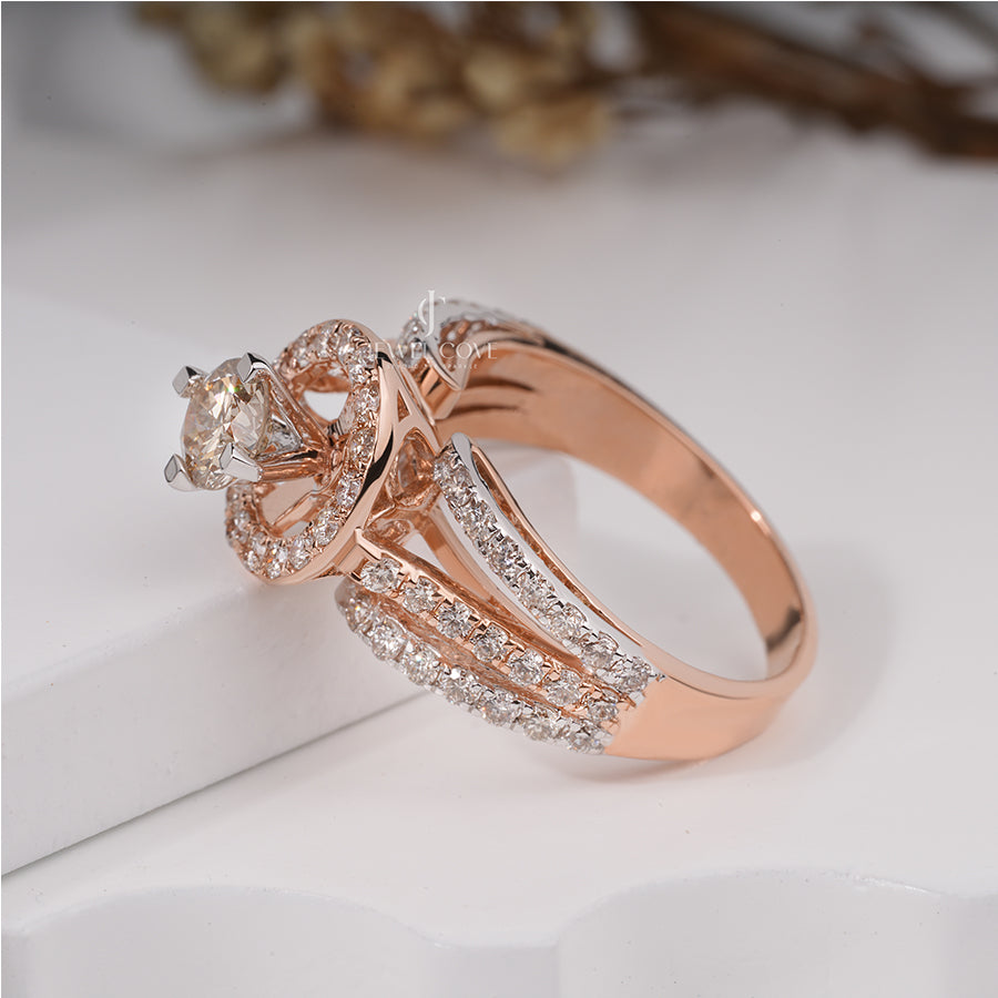 Classic Round Solitaire Engagement Ring