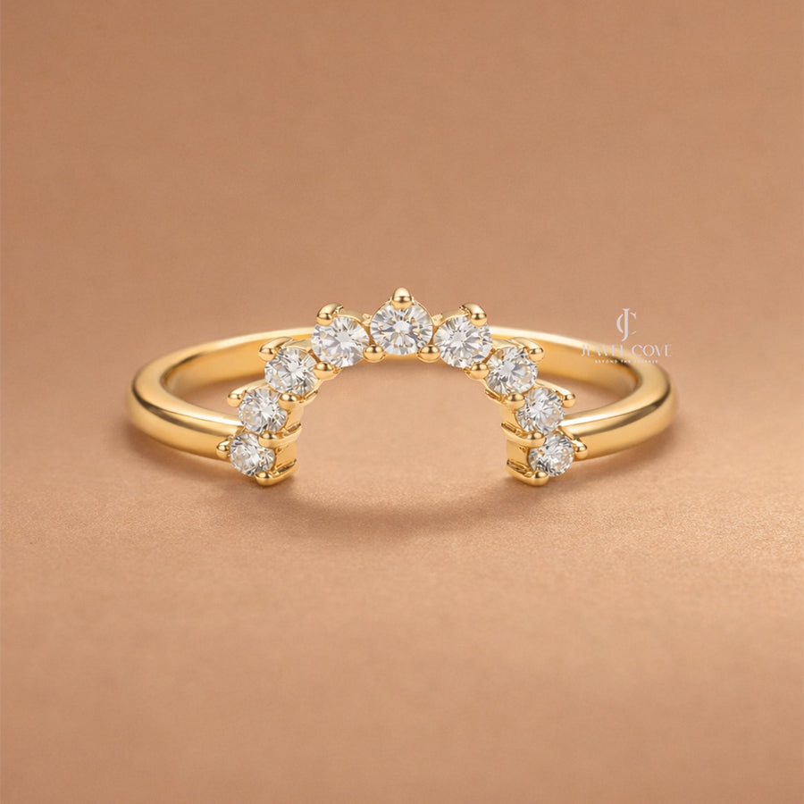 The Versailles Stack Oval Lab Diamond 4 Layer Bridal Ring Set