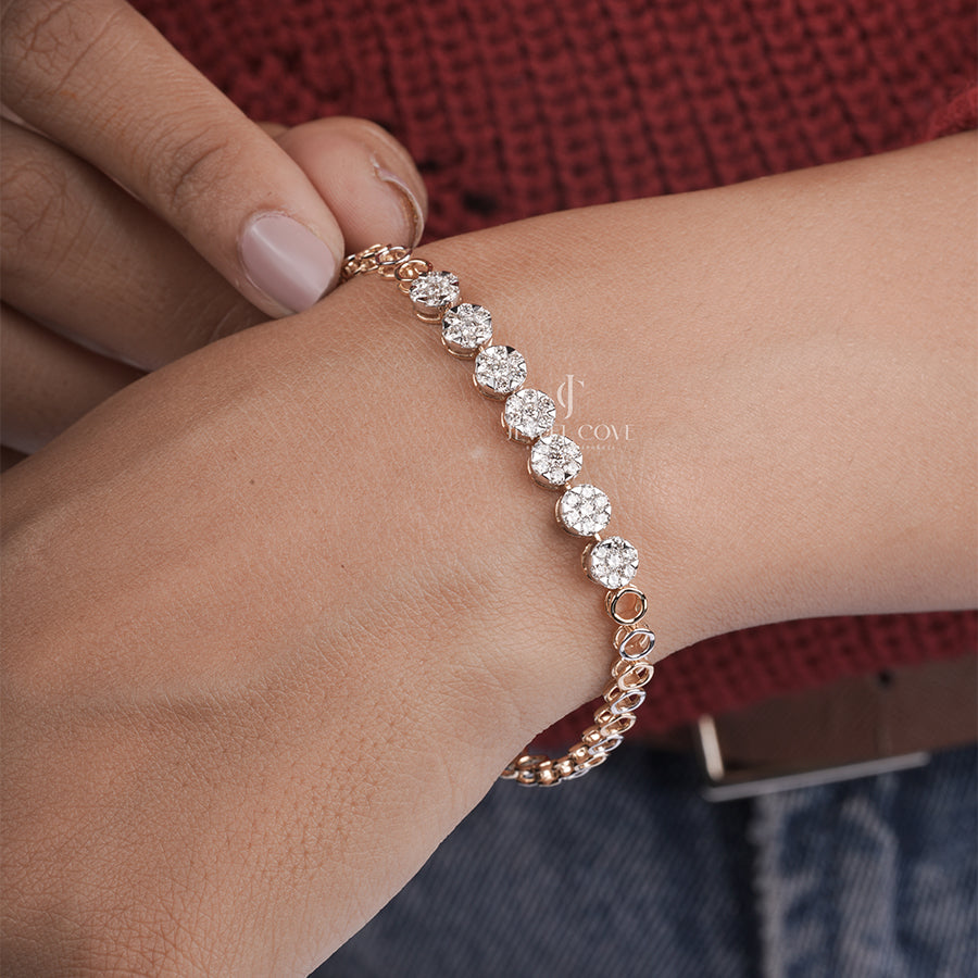 Linked Luxury Diamond Bracelet