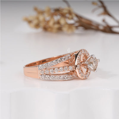 Classic Round Solitaire Engagement Ring