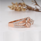 Classic Round Moissanite Solitaire Engagement Ring