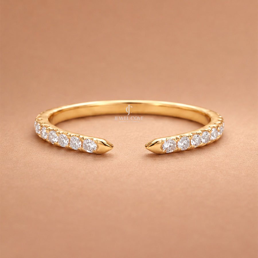 The Versailles Stack Oval Moissanite 4 Layer Bridal Ring Set