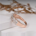 2.30 Carat Radiant Diamond Six Stone Halia Band