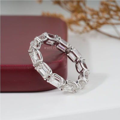 Emerald Diamond Samorn Full Eternity Band