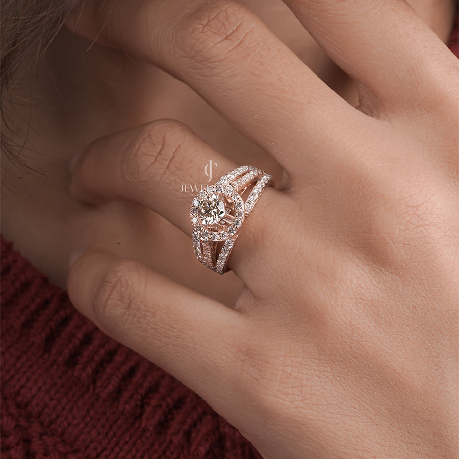 Classic Round Solitaire Engagement Ring