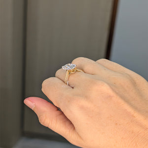 4CT Cushion Solitaire Ring | Engagement Ring | Lab Grown Diamonds | IGI Certified