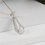 Graceful Diamond Pendant Necklace for Everyday Elegance (ONLY PENDENT)