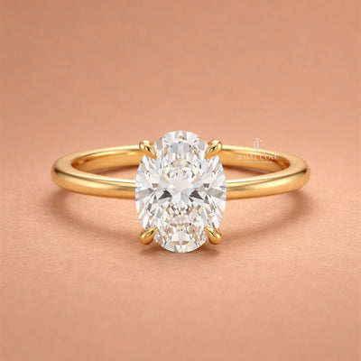 The Versailles Stack Oval Moissanite 4 Layer Bridal Ring Set