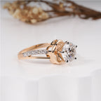 1.50 Carat Round Solitaire Lizzie Ring