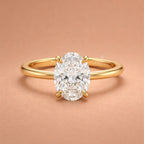 The Versailles Stack Oval Lab Diamond 4 Layer Bridal Ring Set