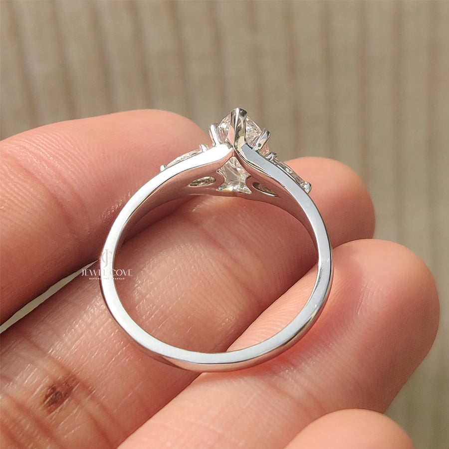 Marquise and Pear Engagement Ring | Lab Grown Diamonds | IGI Certified