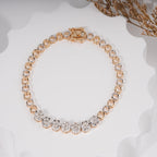Linked Luxury Moissanite Diamond Bracelet