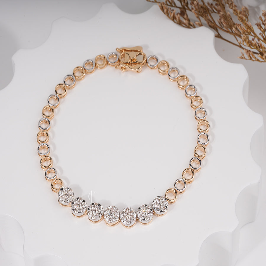 Linked Luxury Diamond Bracelet