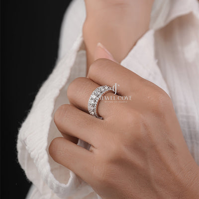 Exquisite Diamond Eternity Band in Rose Gold wedding band