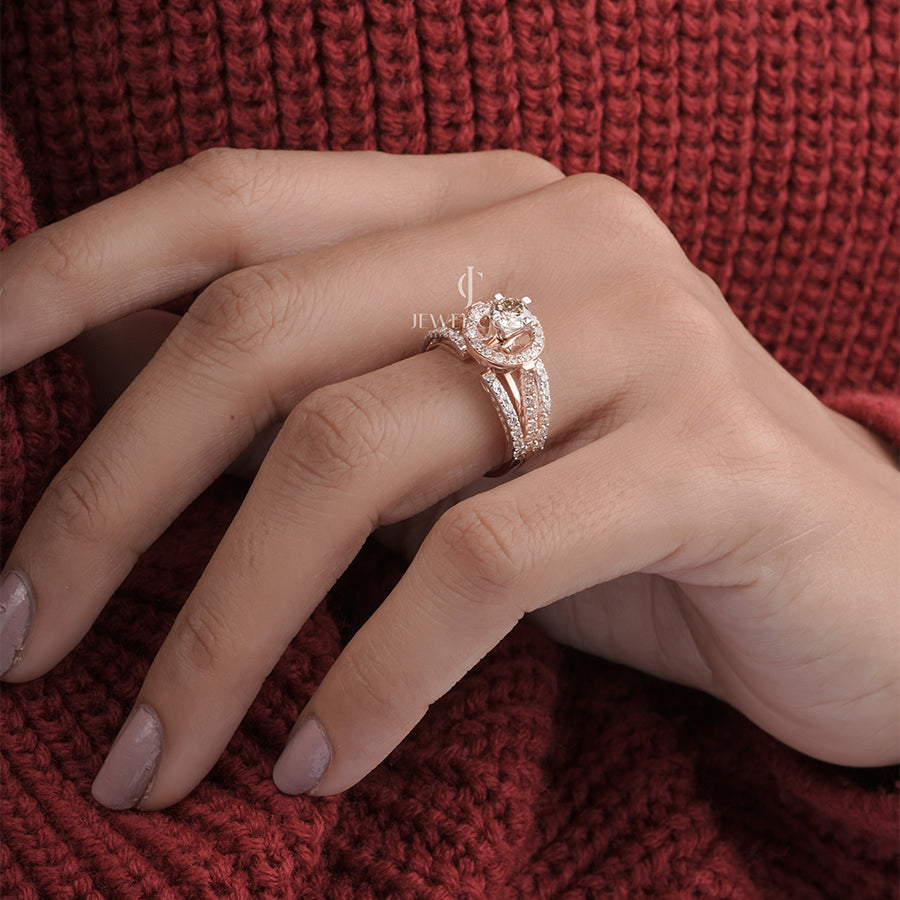 Classic Round Solitaire Engagement Ring