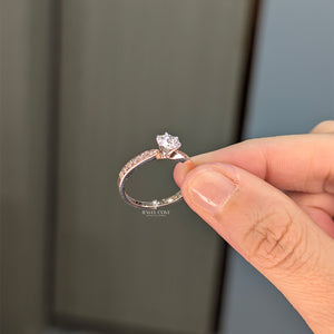 Round Solitaire Ring | Engagement Ring | Lab Grown Diamonds | IGI Certified