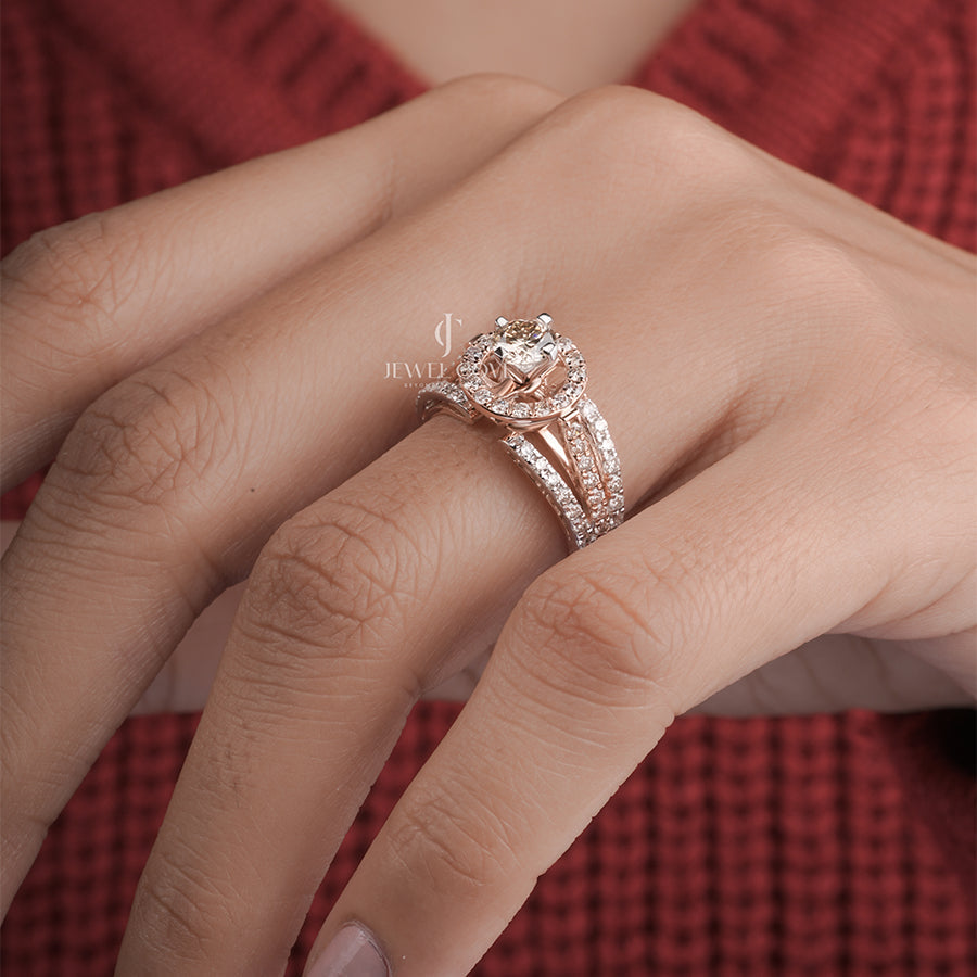 Classic Round Solitaire Engagement Ring