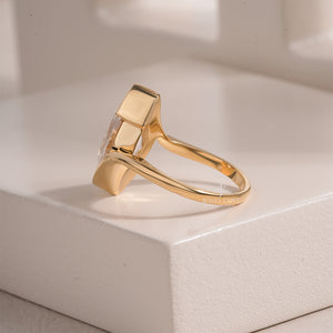 Marquise Lab Solitaire V-Shaped Setting Ring | IGI Certified | Solitaire Ring
