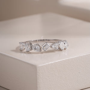 0.75ctw Multi Cuts Lab Grown Diamond Band for Women | IGI Certified