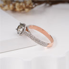 Round Diamond Mellisa Hidden Halo Ring