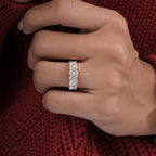 2.30 Carat Radiant Diamond Six Stone Halia Band