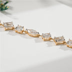6.50 Carat Multi-Cut Diamond Necklace in 18K Rose Gold