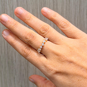 Multi Cuts Diamond Wedding Band | Matching Ring | Lab Grown Diamonds | IGI Certified