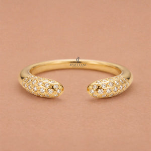 2CT Oval Stack Moissanite 4 Layer Engagement Ring Set | IGI Certified | E-F Color | VVS- VS Clarity