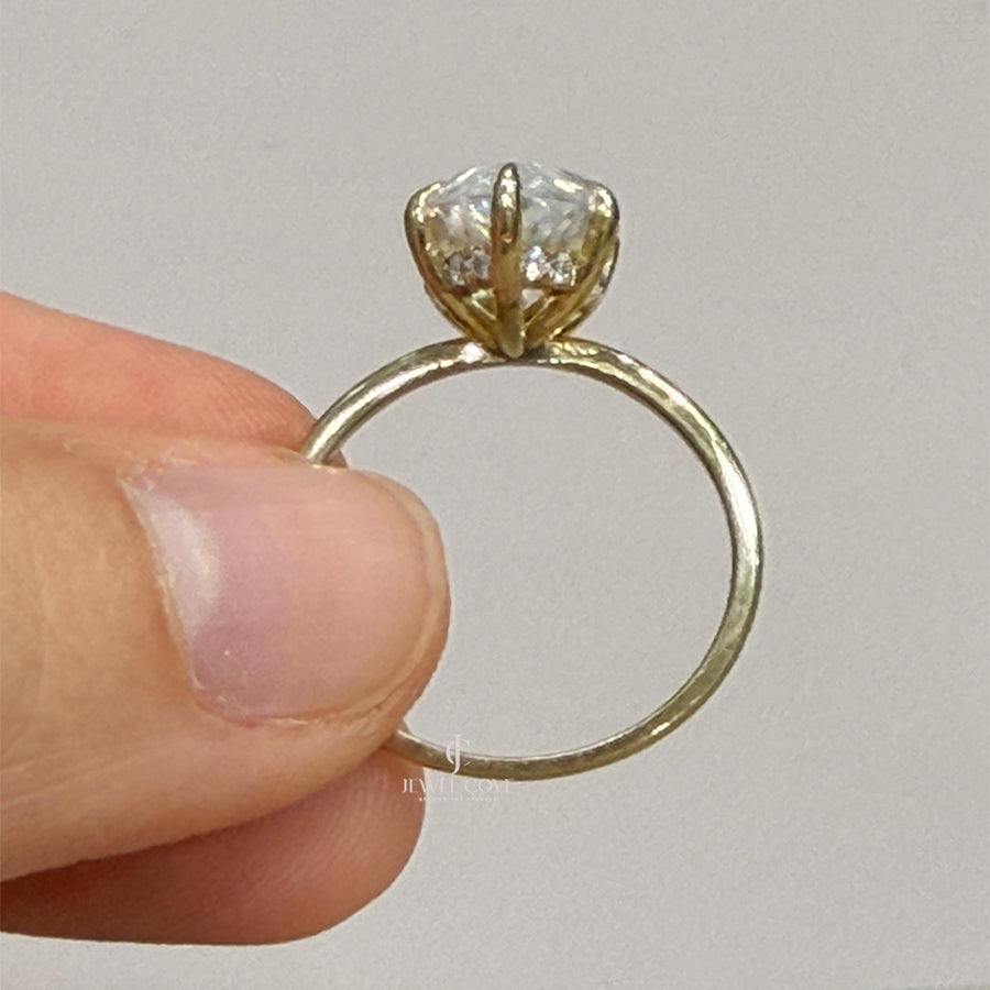 4CT Marquise Solitaire Engagement Ring |  Lab Grown Diamonds | IGI Certificate
