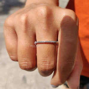 Twisted Eternity Band With Round Lab Grown Diamonds | IGI Certified