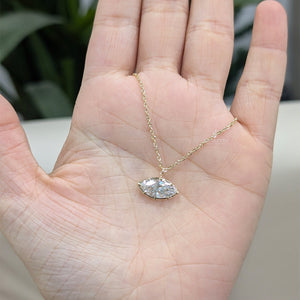 IGI Certified Marquise Georgian Collet Set Lab Grown Pendent | Bezel Protect Prong Setting (Only Pendent)