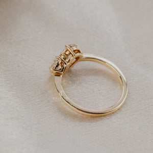 Toi et Moi 1.00 CT Pear Lab Grown Diamond Ring | IGI Certified | Two Stone Ring