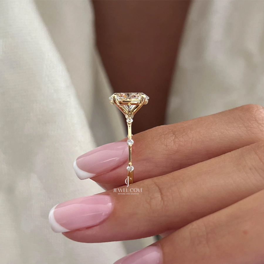 Toi et Moi 1.00 CT Pear Lab Grown Diamond Ring | IGI Certified | Two Stone Ring