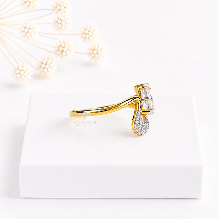 1CT Marquise Lab Diamond Ring For Women | Lab Grown Diamonds | IGI Certified