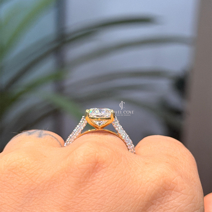 Oval Lab Grown Diamonds Wedding Ring | IGI Certified | Valentine Gift